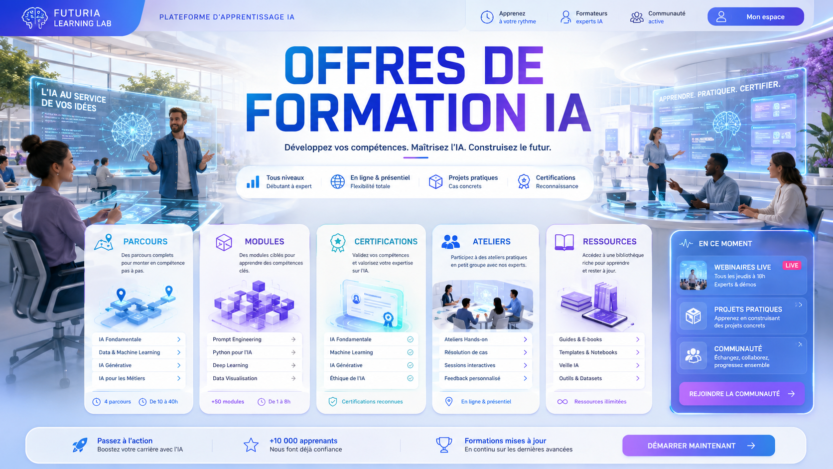 Offres de formation IA